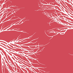 Fabric: Coastal Coral - white on soft red
