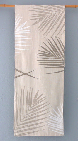 Handprinted Table Linens ~ Island style Palms