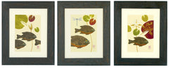Sunfish and Water lilies: left print