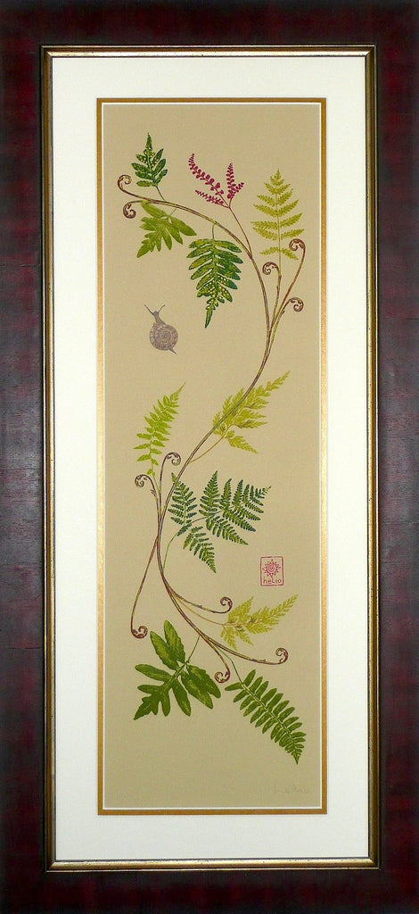 Fanciful Fern and Fiddlehead Vine